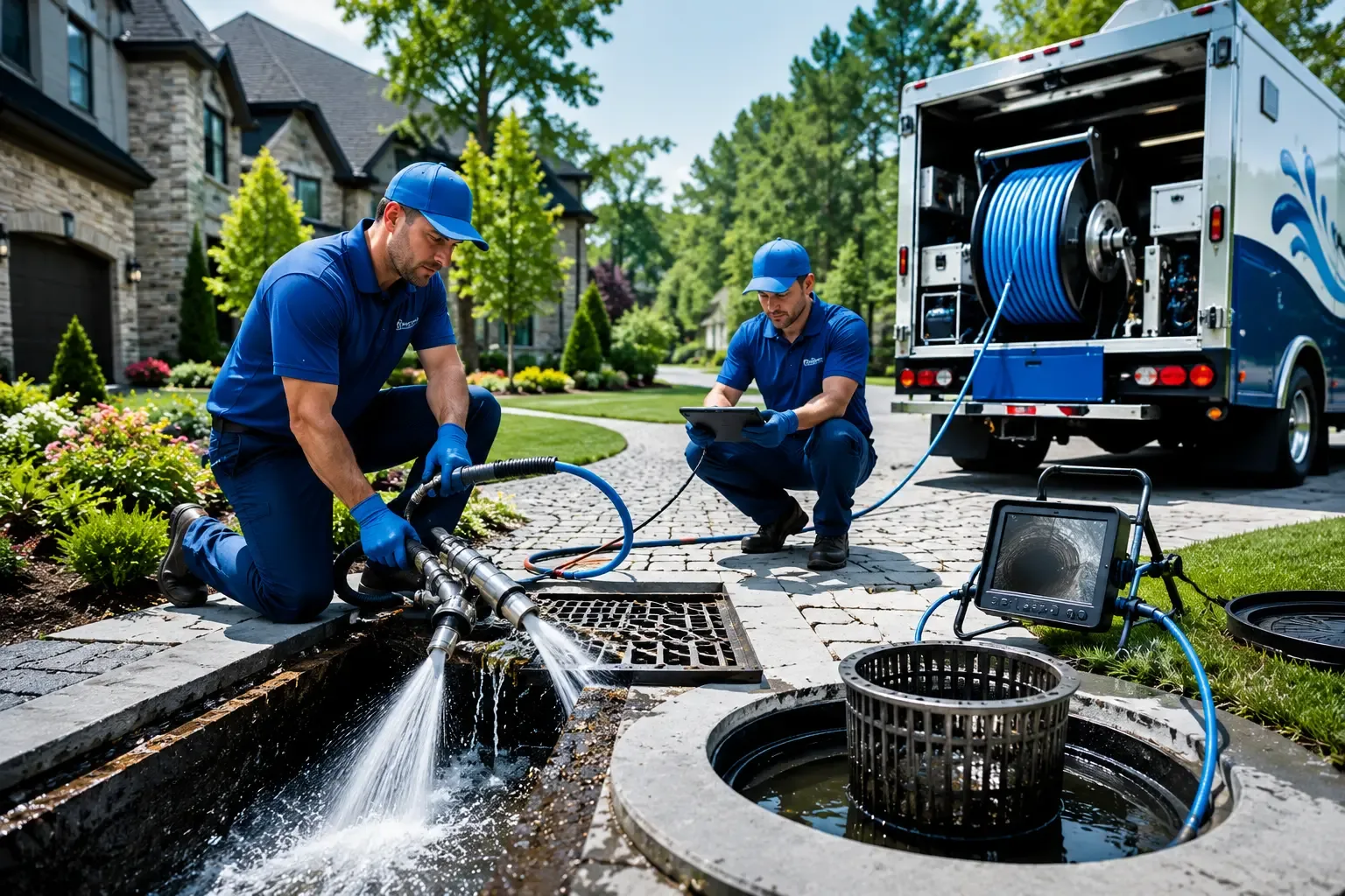 Local outdoor drain cleaning professionals in Hawthorne, WI
